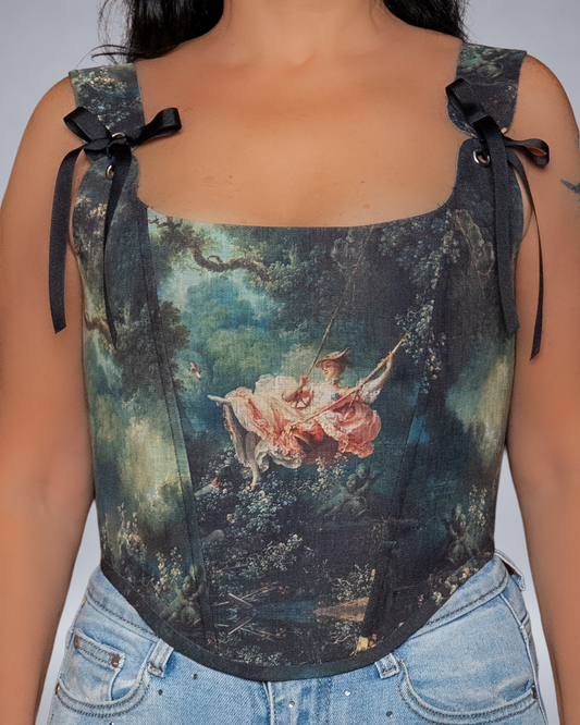 Fragonard The Swing Linen Corset