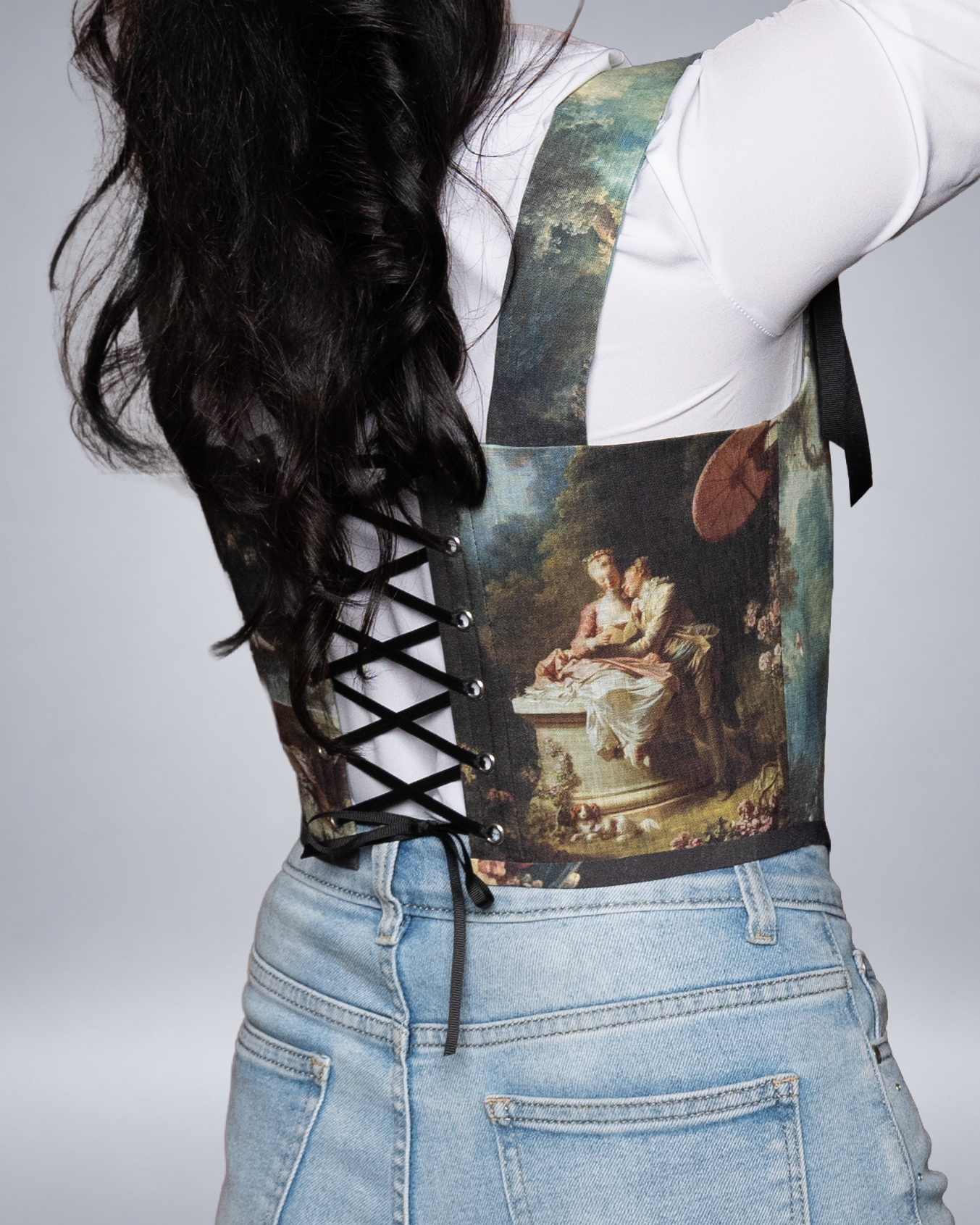 Fragonard The Swing Linen Corset