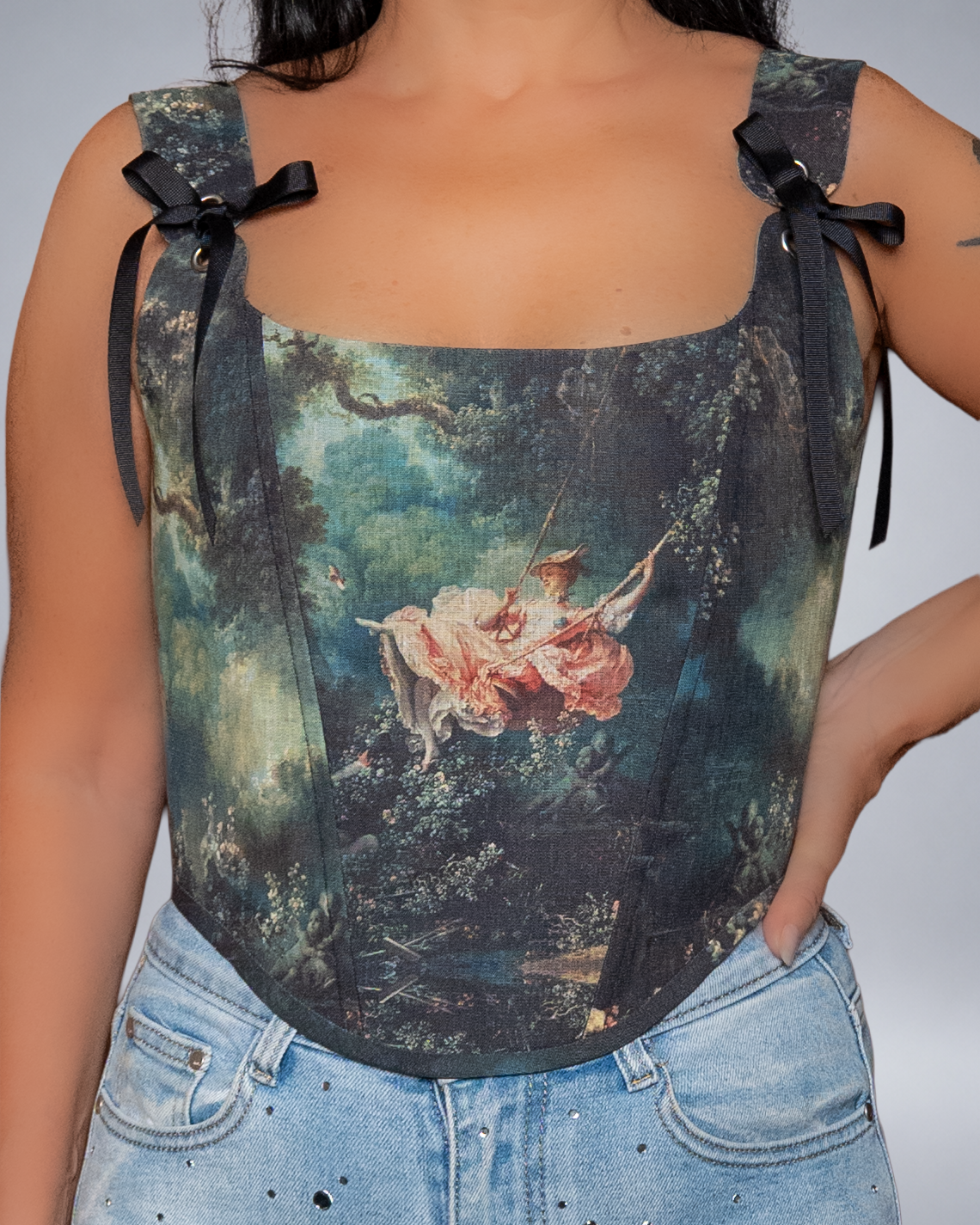 Fragonard The Swing Linen Corset