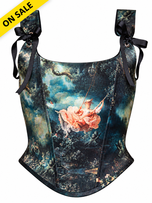 Fragonard The Swing Art Corset Top